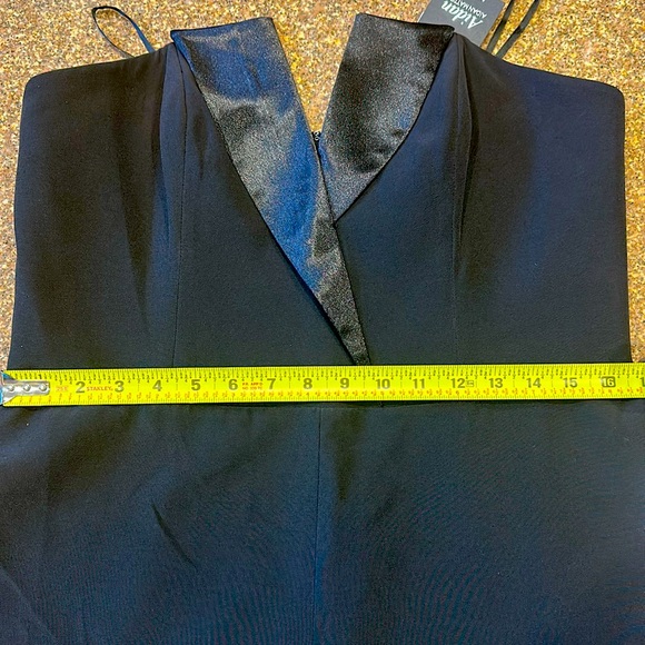 Aidan Mattox Black Jumpsuit with Flowing Silhouette - Picture 5 of 7